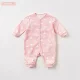 Bộ đồ liền thân cotton cho bé Davibella davebella mùa xuân mới - Áo liền quần