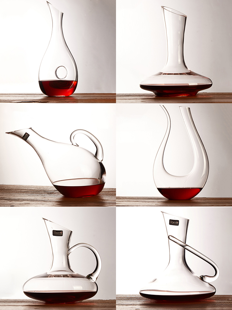 Wine wake-up jug Lead-free crystal glass decanter Quick decanter Jug dispenser Household hangover