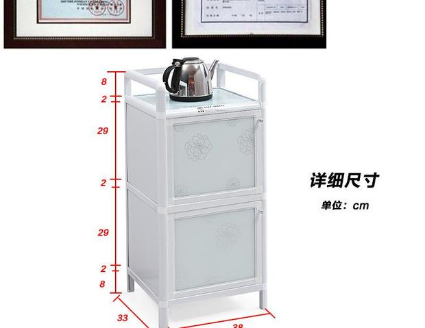 Dành riêng cho tủ bếp nhôm đơn giản mới tủ bếp lưu trữ tủ khóa phòng tắm ban công tủ - Buồng tủ nhựa ngăn kéo