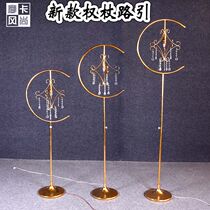 New Wedding Props Iron Art Rights Sceptic Road Leading Light Lifting Wedding Ttai Stage Stage Welcome Shop Window Decoration Items