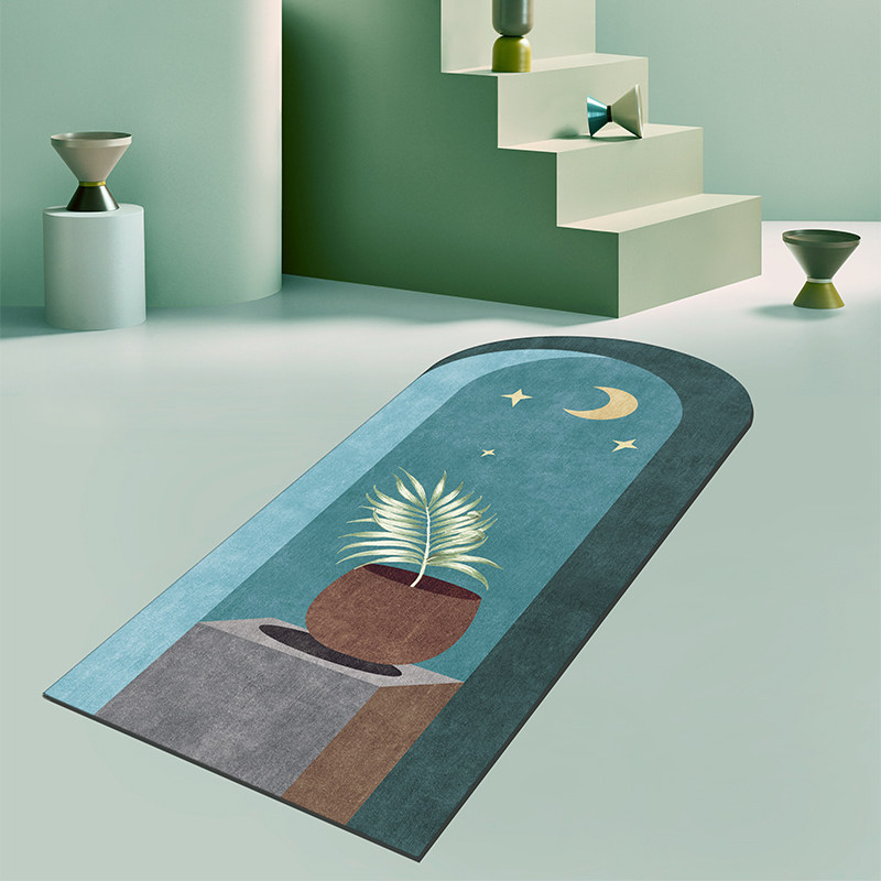 Original design Nordic bedside blanket Bedroom beds Lower ground floor Strip INS Anomalous Room Small Carpet Home