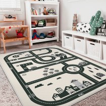 Jinghua original design childrens room carpet cute cartoon living room bedroom home floor mat boy room bedside blanket