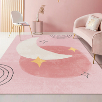 Net red living room carpet princess carpet bedroom girl ins Wind living room coffee table Nordic childrens room bedside blanket