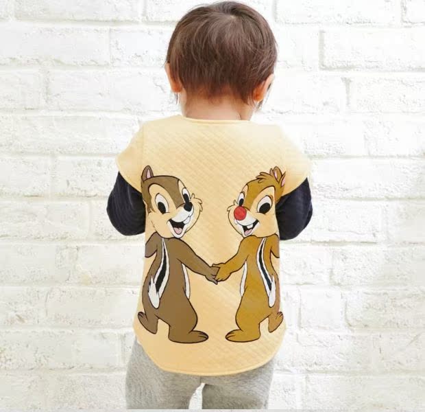 Quần áo trẻ em mùa xuân và mùa thu trẻ em cotton vest đôi vest bé mùa đông ấm áp không khí mỏng cotton vest vai shop quần áo trẻ em đẹp
