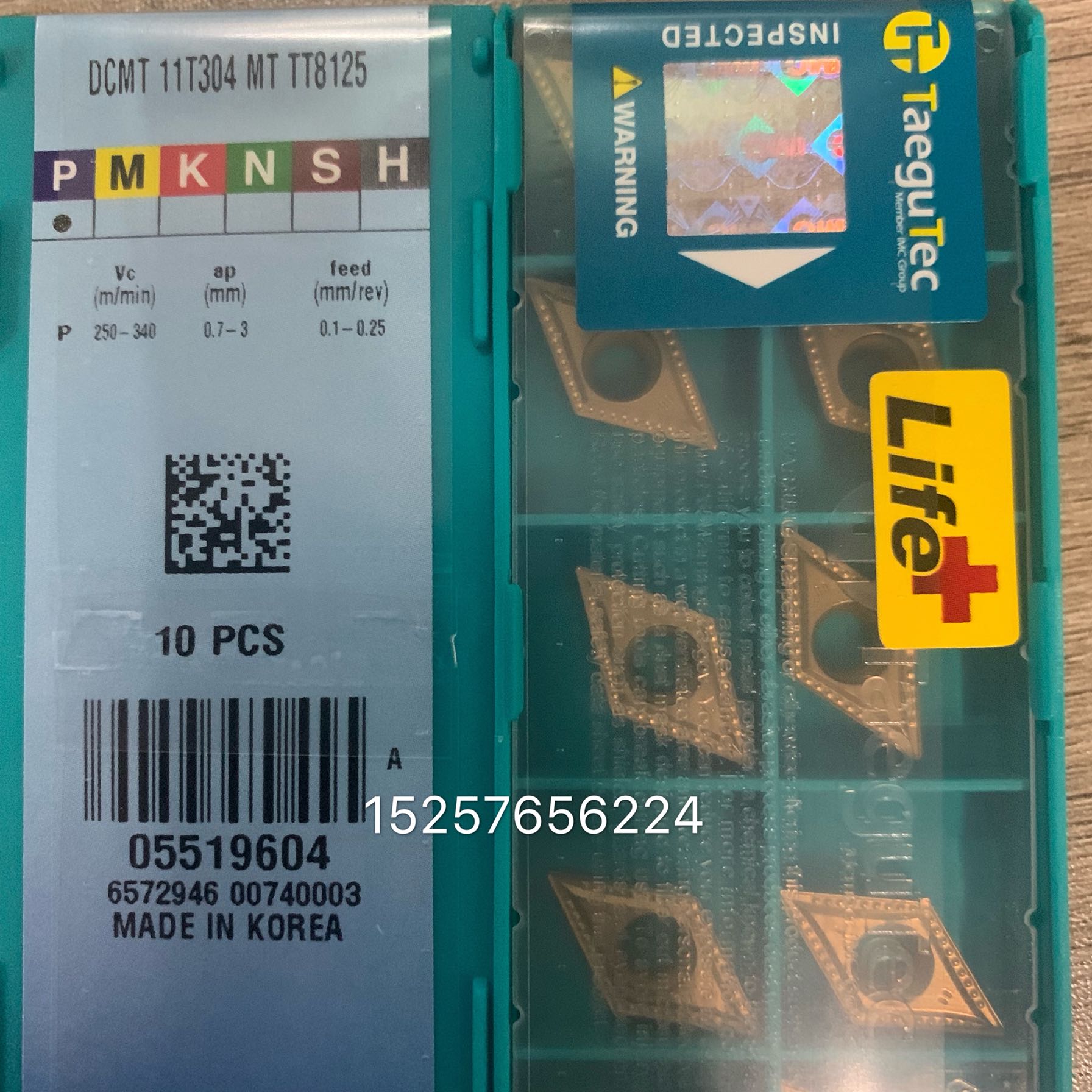 Tefixk numerical control DCMT11T304-MT DCMT11T304-MT TT8125 TT8115 TT8115 steel piece special price
