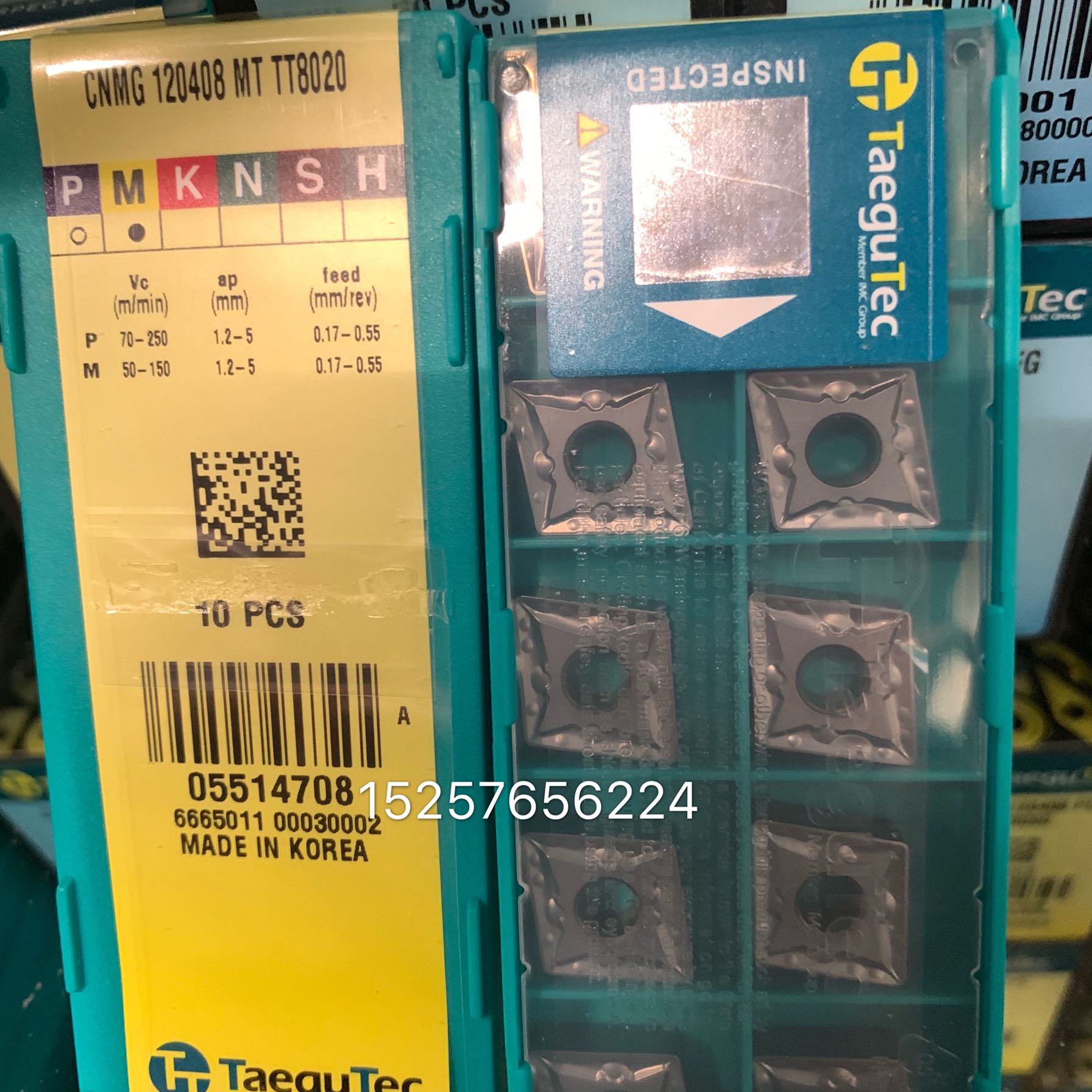 Tefixk numerical control blade CNMG120408 MT TT8020 stainless steel spot special price