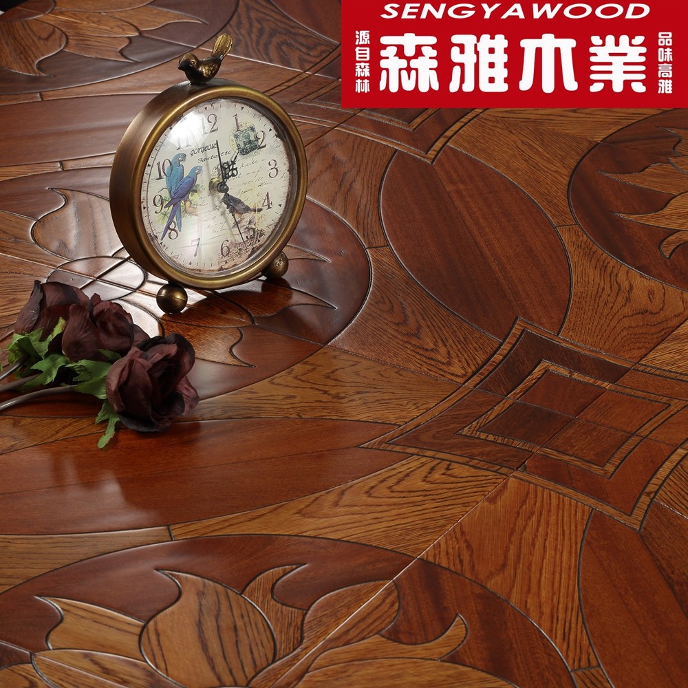Oak wood SharBilly multilayer solid wood composite parquet flooring Geothermal ground floor wood floor wood floor background wall floor