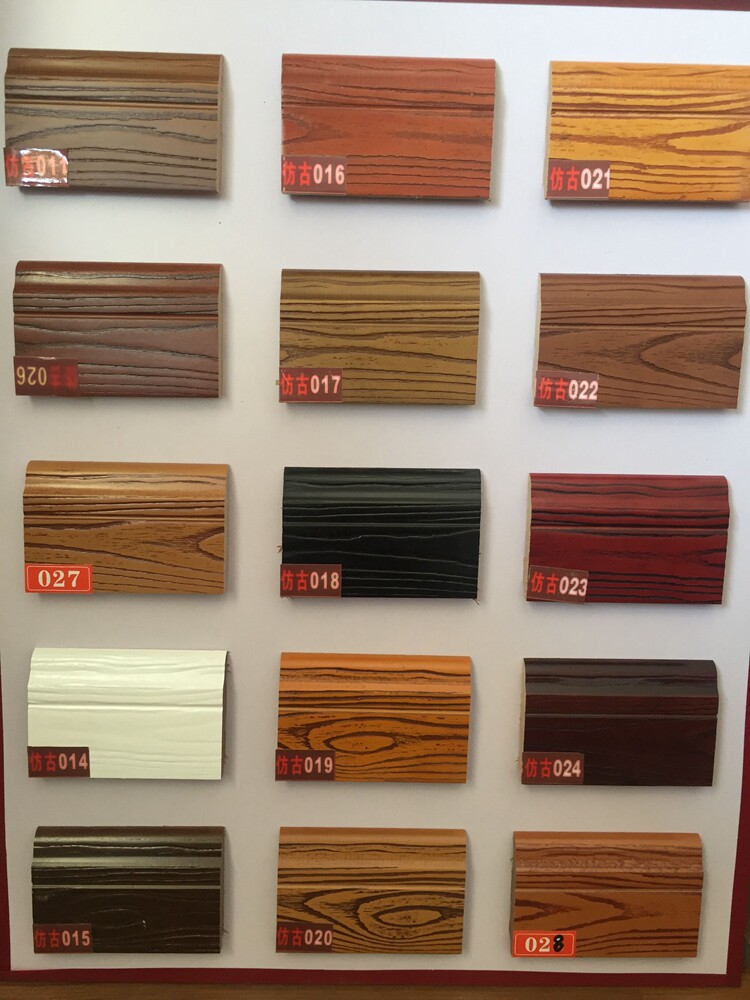 Skirting board solid wood skirting line sticking foot line white baking lacquered wood floor skirting footrest wall sticking corner line skirting corner