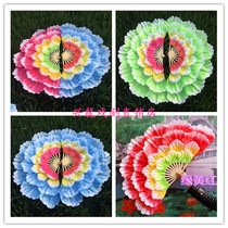 Opening dance Peony fan Large petal dance fan Square dance Group exercise activity props Stage performance fan