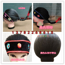 New old lady wig Drama opera stage performance performance costume props headdress supplies old lady hair accessories