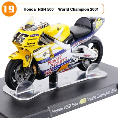 Yamaha, honda, car model, racing car, scale 1:18