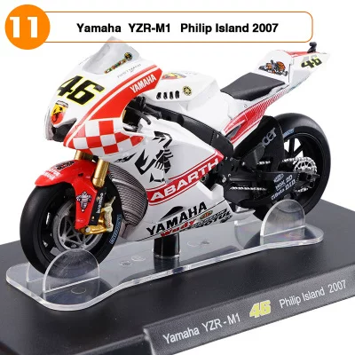 Yamaha, honda, car model, racing car, scale 1:18
