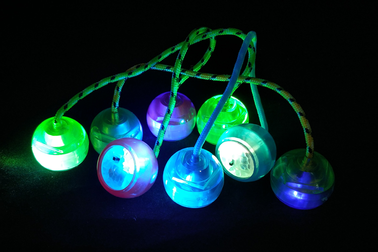 Finger Yo-Yo Giải nén Glowing Người lớn Gyro Đồ chơi Trẻ em Ngón tay Yo-Yo Giải nén Giải nén Sự thờ ơ Tạo tác yoyo shop