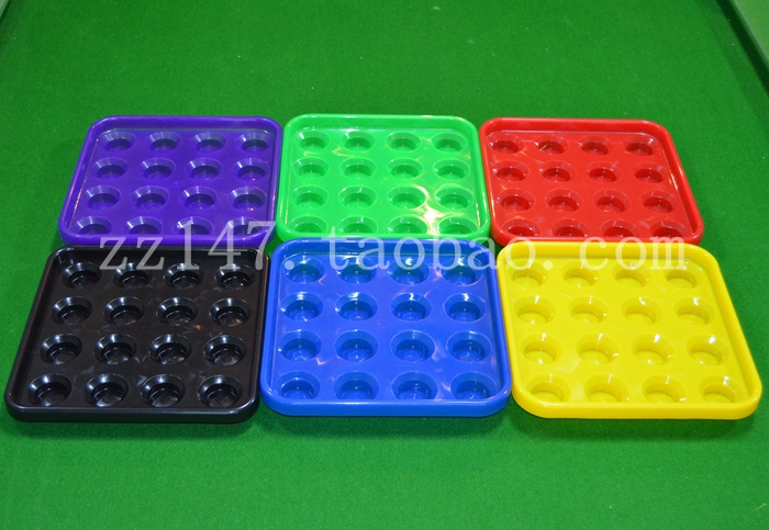 Billiard cung cấp phòng billiard phụ kiện màu sắc Người Anh snooker Mỹ nhựa billiard khay tải hộp bóng bộ bàn bi a