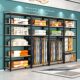 Home textile store shelf display rack wedding store bedding rack four-piece quilt display rack fabric rack