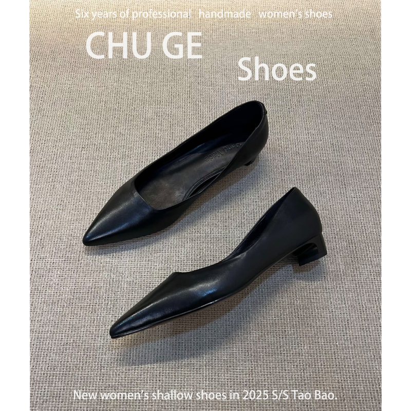 Sheepskin Version ~ Commuting Interview Shoes for Women with a 2cm Heel, Comfortable for Long Standing, Soft-Soled Work Shoes, Pointed-Toe Professional Women's Shoes Sheepskin Version ~ Commuting Interview Shoes for Women with a 2cm Heel, Comfortable for Long Standing, Soft-Soled Work Shoes, Pointed-Toe Professional Women's Shoes