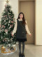 2026 spring new fat mm plus size women's Korean style shirts fashionable and versatile dresses rich gold style suits