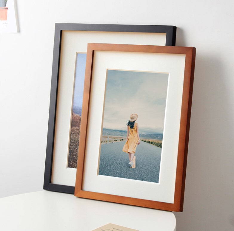 Solid Wood Wall-Mounted 16-Inch 20 24 60*80*90 8K4 Open 2K Sketch A3 Puzzle Framed Certificate Frame A4 Photo Frame
