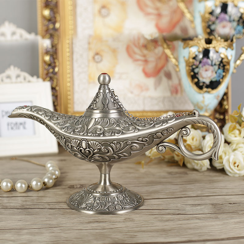 Russian god lamp special number one wish to light Aladdin god lamp metal tinder non-hollowed-out New Year's home swing gift