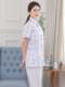 Duoduo double crown summer nurse uniform short-sleeved mid-sleeve long-sleeved floral split suit work clothes professional slimming