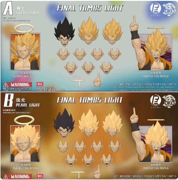 Re&Dko 1/12 Gogeta Uji Head Sculpt Accessory Pack