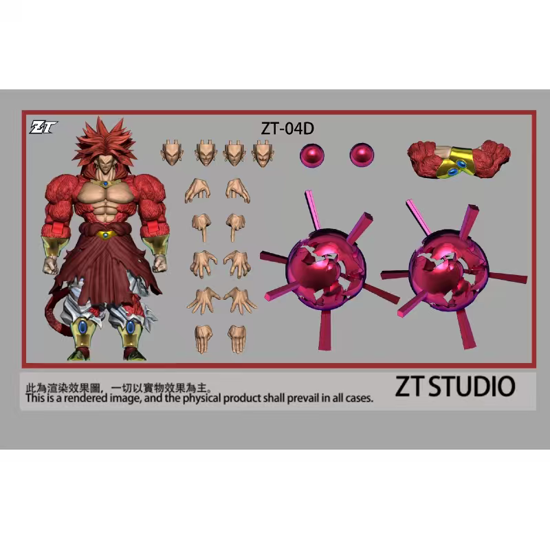 Zt Studio Zt Broly Super Four Broly Zt04