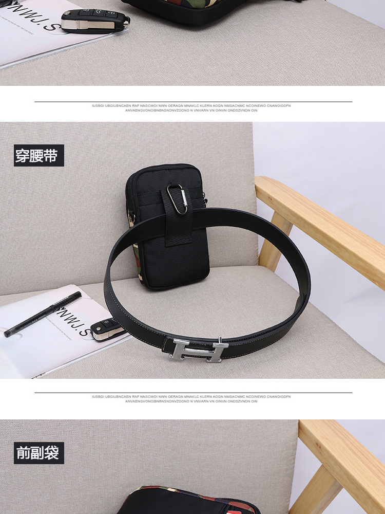 Phiên bản tiếng Hàn 6.5 inch 6.6 inch 6.8 inch 7 inch 7.2 inch màn hình lớn điện thoại di động túi nam túi nữ túi đeo chéo nữ túi chống nước dọc - Túi điện thoại tui xach dep