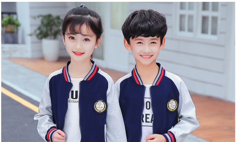Dịch vụ làm vườn mẫu giáo mùa xuân và mùa thu thiết bị giáo viên lớp trẻ em dịch vụ tùy chỉnh nữ thể thao mùa đông đồng phục trường tiểu học phù hợp quần áo trẻ em 10 tuổi