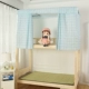 Sinh viên ký túc xá rèm cửa màu vải in trên bến giường ngủ manti gió tâm màn tạo tác phòng ngủ Hàn Quốc cô gái của - Bed Skirts & Valances rèm ngăn giường