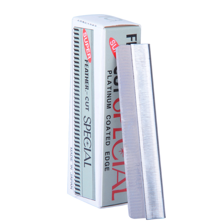 Professional makeup artist special Japanese feather card Brow Blade Advanced Stainless Steel Scraping Brow Knife Beauty Tool