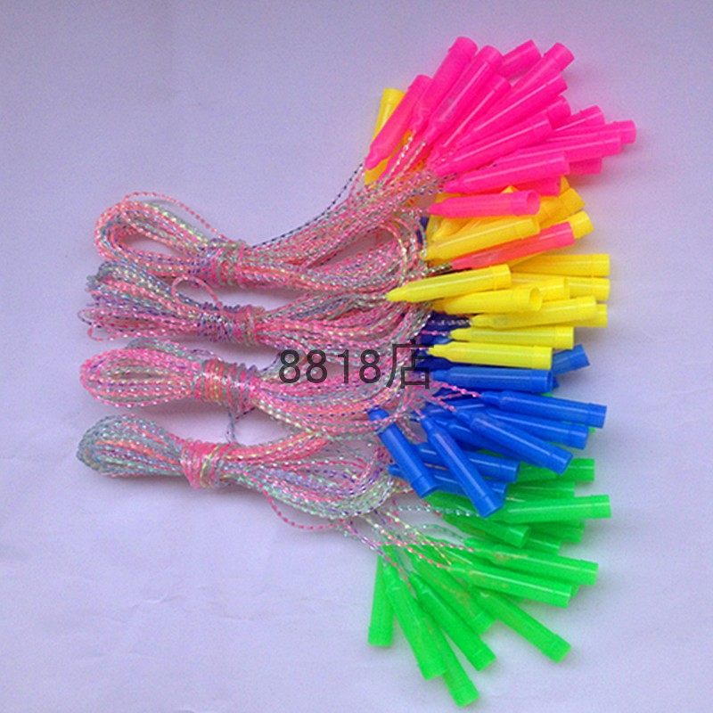 Kindergarten adult color plastic skipping rope Extracurricular activities Sports fitness Crystal rope Primary and secondary school school skipping rope