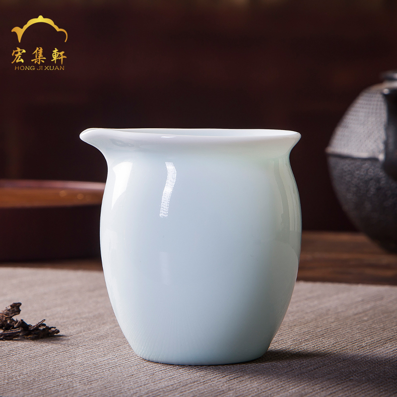 Jingdezhen ceramic fair keller points tea is tea sets accessories and a cup of tea to implement shadow celadon jade porcelain cup