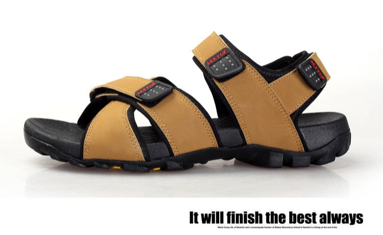 Giày nam nam sandal đế dày Rome ngoài trời sandal da mùa hè Giày đi biển mùa hè phiên bản Hàn Quốc của xu hướng dép Việt Nam giay the thao nam