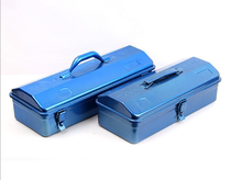 Thickened iron toolbox multifunctional household hardware patch iron tool storage iron box 350 410 480