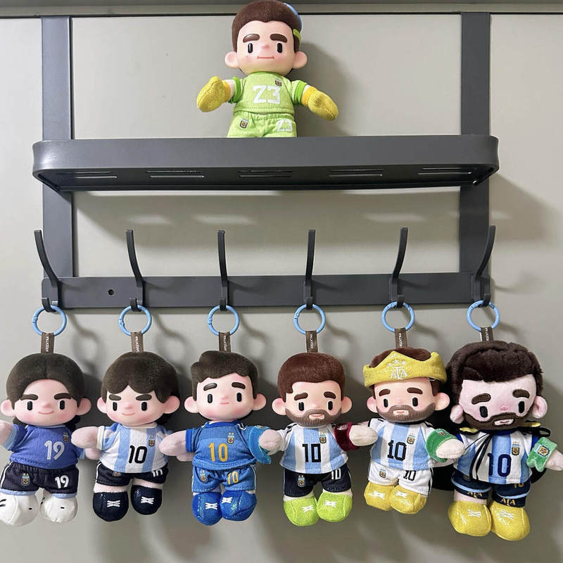 Argentina National Team Messi Plush Doll Pendant Figurine Blind Box World Cup Merchandise Authentic in Stock