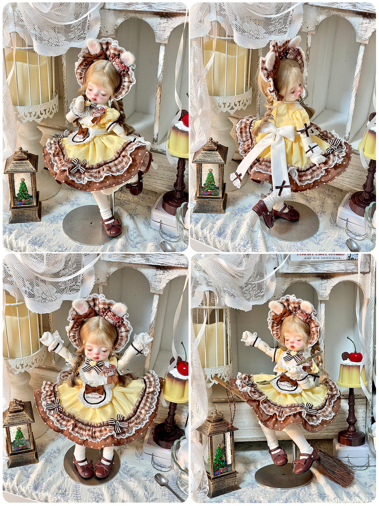 Одежда для кукол BJD bjd娃衣 样衣打版中azone/小布blythe/ob24/光魇特六【甜心兔宴】 Azone/blythe/ob24