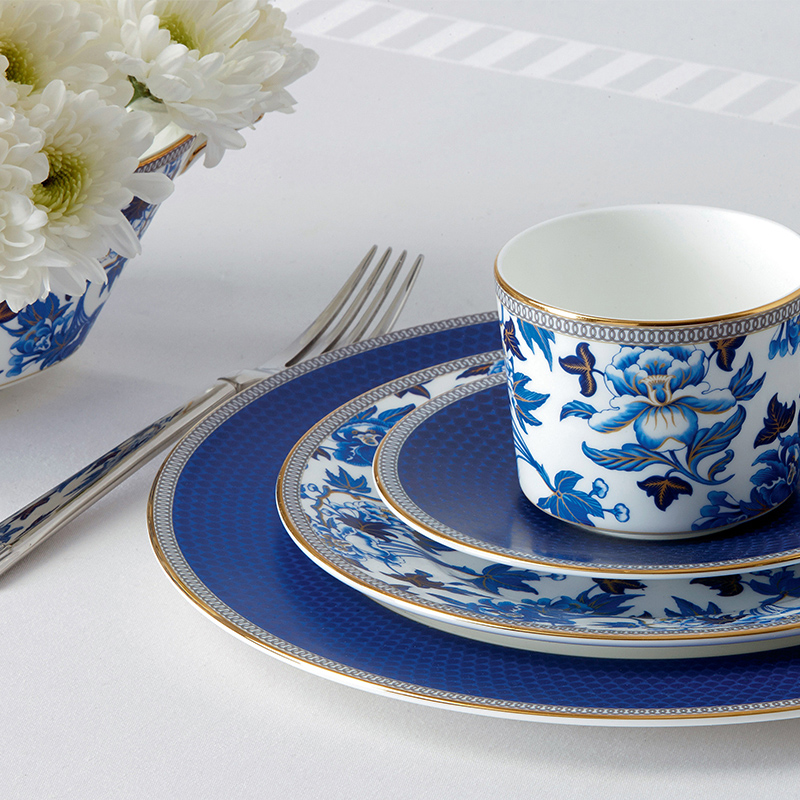 British WEDGWOOD ipads porcelain Hibiscus Hibiscus 23 cm soup plate oats plate ipads porcelain tableware series deep dish