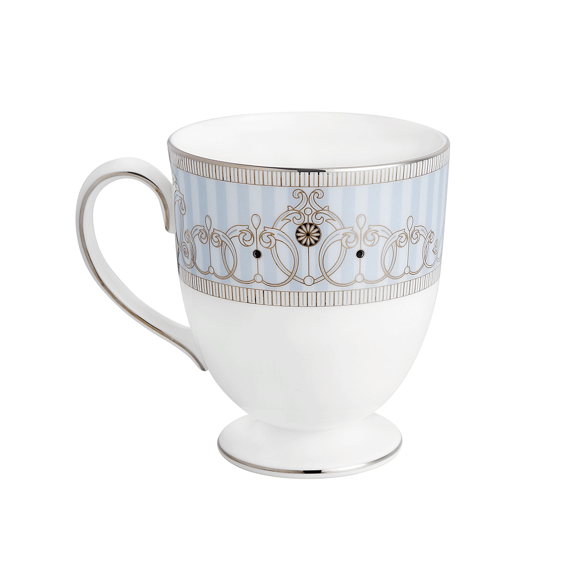 British Wedgwood Alexandra Alexander tall foot ipads porcelain keller of milk a cup of tea cups