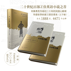 精装正版 尤利西斯 上下册套装3册 乔伊斯文集 詹姆斯乔伊斯著意识流小说的代表作现代派小说经典上海译文出版社外国文学小说书籍