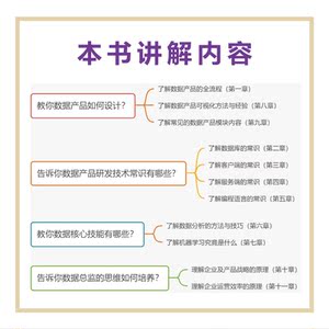正版 数据产品经理高效学习手册 产品经理培训教程书籍 产品设计 技术常识与机器学习 编程语言 数据分析 数据可视化 后台模块