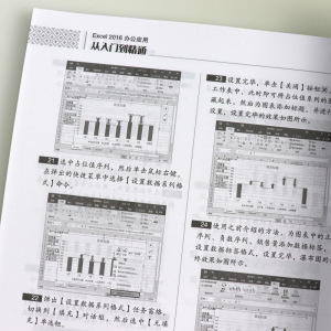 正版 Excel 2016办公应用从入门到精通 excel教程书籍 表格制作 零基础 视频教程 数据透视表 数据处理分析 函数公式教程 会计