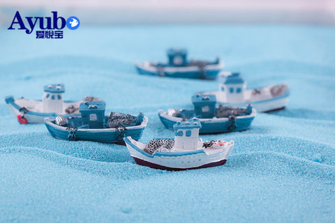 Hồ cá cảnh Trang trí cảnh quan trọn gói Du thuyền Cướp biển Tàu nhựa Trang trí Tránh nhà Đắm tàu ​​Rùa xi lanh - Trang trí nội thất trang trí phòng ngủ nhỏ không giường