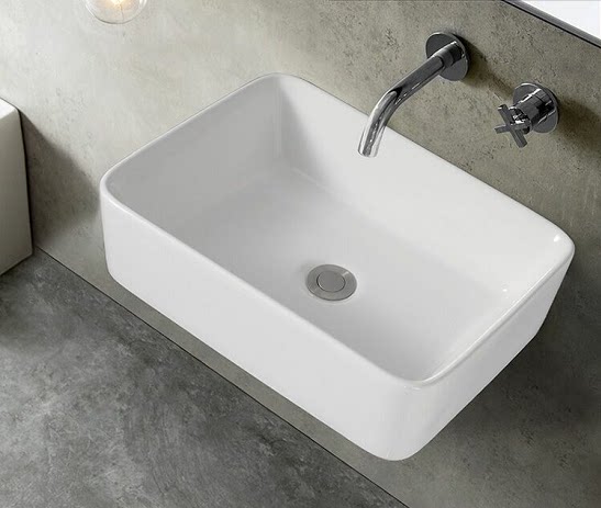 Small size hanging wall type washbasin No hole hanging basin small space washbasin narrow fine No tap hole Hanging face basin