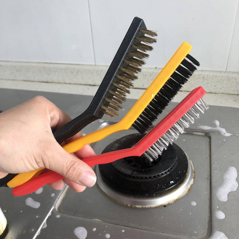 Gas Cooker Gas Stove Table Cleaning Brush Japan Home Kitchen Range Hood Special Brush Wire Toothbrush Slit Brush
