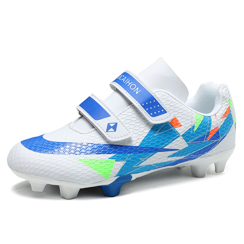 C Romey West 2022 new children's football shoes student boy hunting eagles TT long nail magic sticker woman training shoes