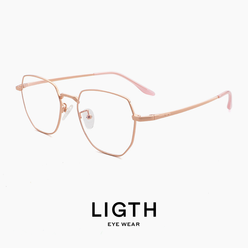 Ricko Blue-proof Radiation-proof Computer Blue-proof Glasses Female Anti-fog Near-sighted Flat-colored Eye Men Titanium Frame