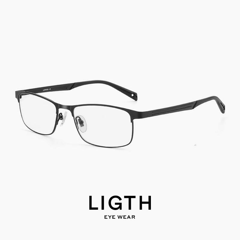 Ricchio business anti-blue light radiation myopia glasses male computer mirror without degree flat mirror eye care discoloration anti-fog