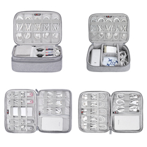 bubm Data cable storage bag Charging cable Charger storage box Mobile hard disk bag Electronic products finishing bag U disk cable storage bag Notebook power supply Digital charging treasure Travel portable