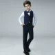 Ít ma thuật cờ hoa cô gái ăn mặc trẻ em bé trai áo vest phù hợp với hợp xướng biểu diễn piano hiệu suất quần áo hiệu suất quần áo - Váy trẻ em