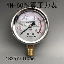 Tianhu YN-60 Seismic Pressure Gauge Anti-vibration Oil Pressure Gauge Hydraulic Gauge 0-1 1 6 2 5MPA